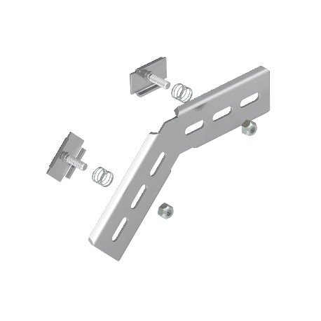 Obo-bettermann MW 45 SL10 A2 MW 45 SL10VA4301 6017339 OBO BETTERMANN 45° installation angle for C-mesh cable tray, 178x103, Stainless ste..