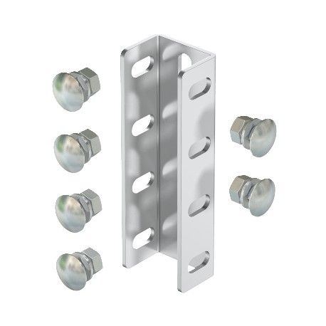 Obo-bettermann VUS 7 A2 VUS 7 VA4301 6018408 OBO BETTERMANN U support connector including truss-head bolts, 200x61, Stainless steel,..