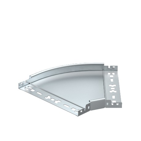OBO BETTERMANN RBM 45 330 FS RBM 45 330 FS 6041004 OBO BETTERMANN 45° bend with quick connector, 35x300, Strip-galvanised, DIN EN 10147, ..