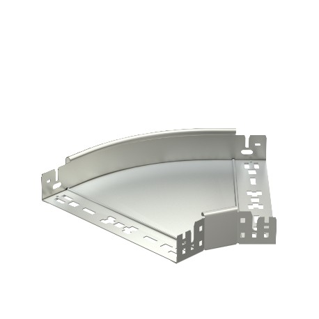 Obo-bettermann RBM 45 610 A2 RBM 45 610VA4301 6041080 OBO BETTERMANN 45° bend with quick connector, 60x100, Stainless steel, grade 304, V..
