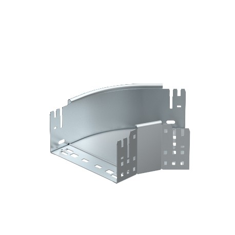 Obo-bettermann RBM 45 120 FT OBO BETTERMANN 45° bend with quick connector, 110x200, Hot-dip galvanised, DIN EN ISO ..