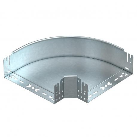 OBO BETTERMANN RBM 90 130 FT RBM 90 130 FT 6041864 OBO BETTERMANN 90° bend with quick connector, 110x300, Hot-dip galvanised, DIN EN ISO ..