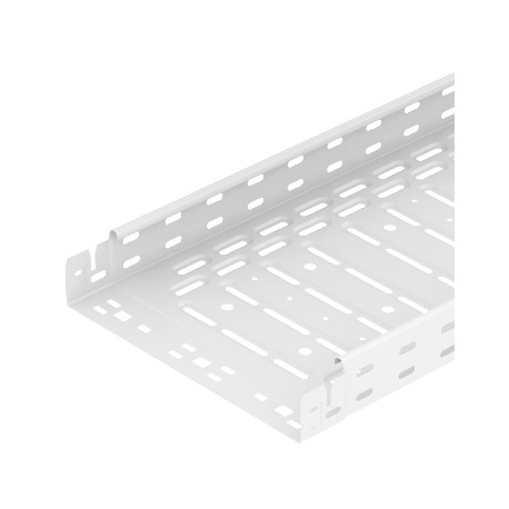 Obo-bettermann RKSM 640 FSK RW OBO BETTERMANN Cable tray RKSM Magic, quick connector, 60x400x3050, Pure white, 9010..