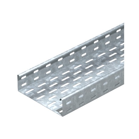 OBO BETTERMANN EKS 640 FS EKS 640 FS 6056423 OBO BETTERMANN Cable tray EKS perforated, 60x400x3000, Strip-galvanised, DIN EN 10147, St..