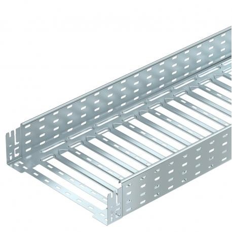 OBO BETTERMANN MKSM 140 FS MKSM 140 FS 6059164 OBO BETTERMANN Cable tray MKSM perforated with quick connector, 110x400x3050, Strip-galv..