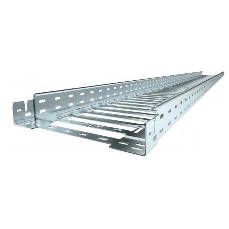 OBO BETTERMANN SKSM 630 FS SKSM 630 FS 6059462 OBO BETTERMANN Cable tray SKSM perforated with quick connector, 60x300x3050, Strip-galva..