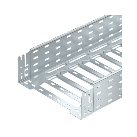 OBO BETTERMANN SKSM 110 FS SKSM 110 FS 6059614 OBO BETTERMANN Cable tray SKSM perforated with quick connector, 110x100x3050, Strip-galv..