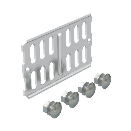 Obo-bettermann RLVK 60 A4 RLVK 60 VA4571 6067675 OBO BETTERMANN Straight connector for cable tray, 60x100, Stainless steel, grade 316 ..