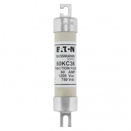 Eaton-moeller 750V dc 60Amp Traction Fuse EATON ELECTRIC Fuse-link, high Speed, 60 A, DC 750 V, 28 x 138 mm, gL/gG,..