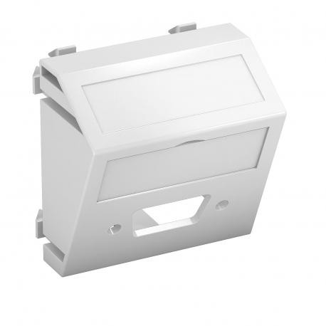 Obo-bettermann MTS-DB O RW1 OBO BETTERMANN Multimedia support, VGA/D-Sub9 without connection socket, 45x45mm, Pure ..
