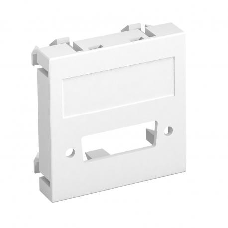 Obo-bettermann MTG-DV O RW1 OBO BETTERMANN Multimedia support, DVI without connection socket, 45x45mm, Pure white, ..
