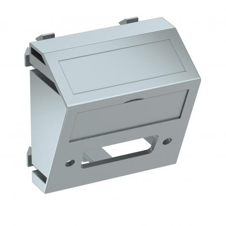 OBO BETTERMANN MTS-DV O AL1 MTS-DV O AL1 6104796 OBO BETTERMANN Multimedia support, DVI without connection socket, 45x45mm, Aluminium pa..
