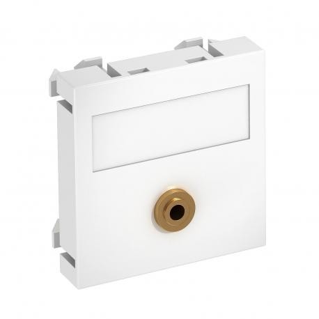 Obo-bettermann MTG-MK L RW1 OBO BETTERMANN Multimedia support, audio jack 1xsocket with sold. connection, 45x45mm, ..