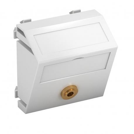 Obo-bettermann MTS-MK L RW1 OBO BETTERMANN Multimedia support, audio jack 1xsocket with sold. connection, 45x45mm, ..