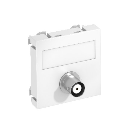 OBO BETTERMANN MTG-BC F RW1 MTG-BC F RW1 6105018 OBO BETTERMANN Multimedia support, video BNC 1x coupling, socket-socket, 45x45mm, Pure ..