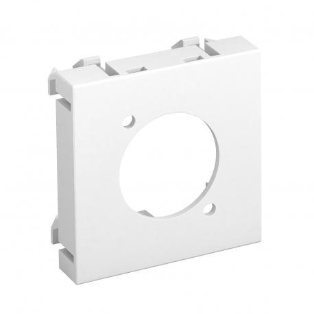 OBO BETTERMANN MTG-X O RW1 MTG-X O RW1 6105234 OBO BETTERMANN Multimedia support, XLR without connection socket, 45x45mm, Pure white, 9..