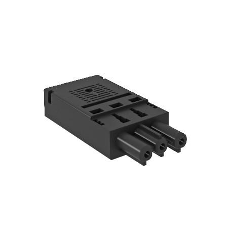 Obo-bettermann BT-F GST18i3p SW OBO BETTERMANN Socket section 3-pole, screwless connection, Black,
