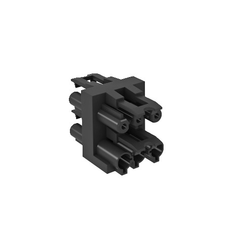Obo-bettermann VB-3 GST18i3p OBO BETTERMANN Distribution block, 3-pole, 1 input / 3 outputs 3-pole, Black,
