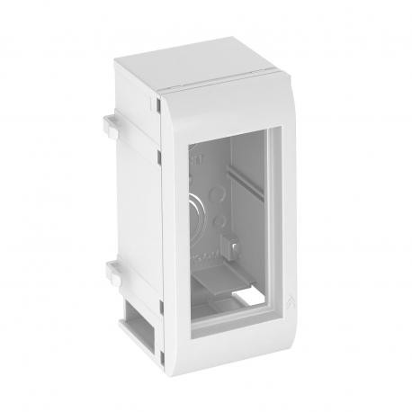 Obo-bettermann WG-MK RW OBO BETTERMANN Modalnet, module with cover plate, 60x130x64, Pure white, 9010, Polycarbonat..