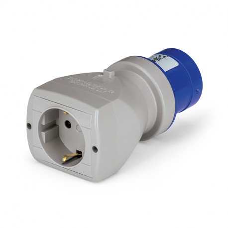 Scame 610.373 Adaptor IEC309-German Shucko 240V 2P+E