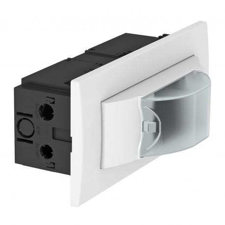 OBO BETTERMANN IKR-6 RW IKR-6 RW 6119319 OBO BETTERMANN Flush-mount unit f. device install. Duct, 2 PUs, 84x185x95mm, Pure white, 90..
