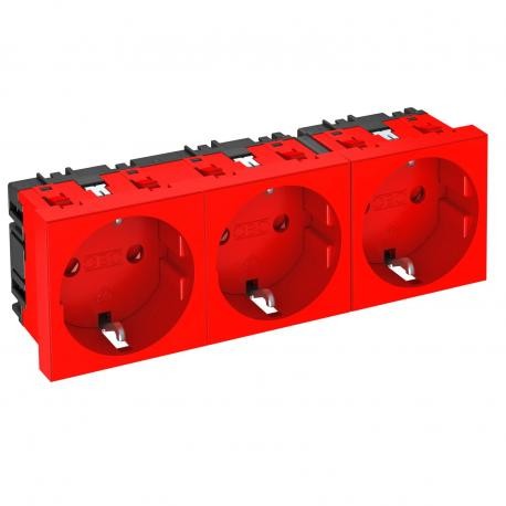 OBO BETTERMANN STD-D0 SRO3 6120048 OBO BETTERMANN POWER OUTLET STD-D0 ROJO3