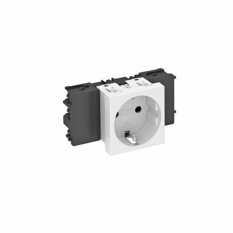 Obo-bettermann STD-D0C RW1 OBO BETTERMANN ELECTRICAL SOCKET 0°, SIMPLE. CONNECTION TO THE EARTH, CONNECT 45. 250V, ..