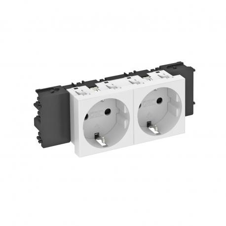 Obo-bettermann STD-D0C RW2 OBO BETTERMANN ELECTRICAL SOCKET 0°, DOUBLE. CONNECTION TO THE EARTH, CONNECT 45. 250V, ..