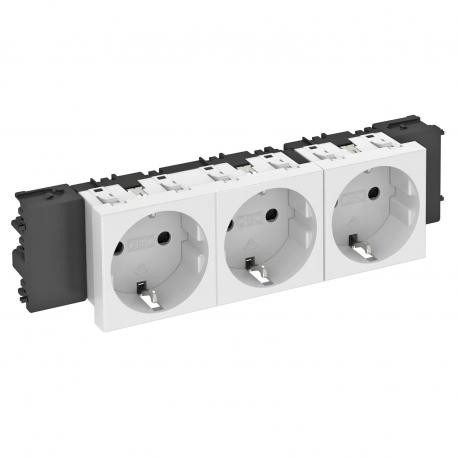 OBO BETTERMANN STD-D0C RW3 STD-D0C RW3 6120382 OBO BETTERMANN ELECTRICAL SOCKET 0°, TRIPLE. CONNECTION TO THE EARTH, CONNECT 46. 250V, ..