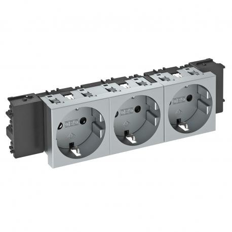 Obo-bettermann STD-D0C AL3 OBO BETTERMANN ELECTRICAL OUTLET 0º, TRIPLE