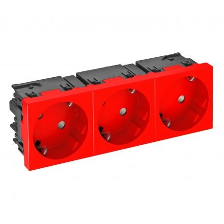 OBO BETTERMANN STD-D3C SRO3 6120508 OBO BETTERMANN POWER OUTLET STD-D3C ROJO3