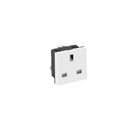 OBO BETTERMANN STD-BS0 RW1 STD-BS0 RW1 6120722 OBO BETTERMANN Socket 0°, British Standard, single, white