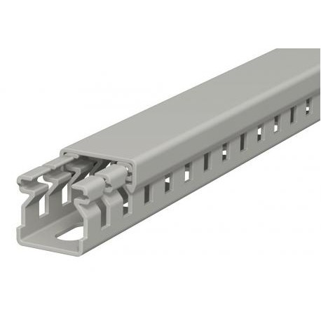 OBO BETTERMANN LK4 15015 LK4 15015 6178001 OBO BETTERMANN Slotted cable trunking system , 15x15x2000, Stone grey, 7030, Polyvinylchlo..