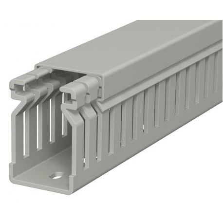 OBO BETTERMANN LK4 40025 LK4 40025 6178010 OBO BETTERMANN Slotted cable trunking system , 40x25x2000, Stone grey, 7030, Polyvinylchlo..