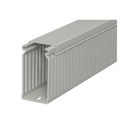 Obo-bettermann LK4 80040 OBO BETTERMANN Slotted cable trunking system , 80x40x2000, Stone grey, 7030, Polyvinylchlo..
