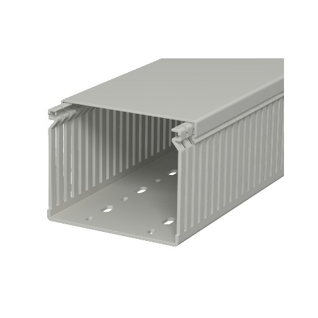 OBO BETTERMANN LK4 80100 LK4 80100 6178059 OBO BETTERMANN Slotted cable trunking system , 80x100x2000, Stone grey, 7030, Polyvinylchl..
