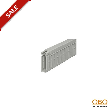 Obo-bettermann LK4 N 60015 OBO BETTERMANN Slotted cable trunking system , 60x15x2000, Stone grey, 7030, Polyvinylch..