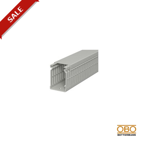 Obo-bettermann LK4 N 60040 OBO BETTERMANN Slotted cable trunking system , 60x40x2000, Stone grey, 7030, Polyvinylch..