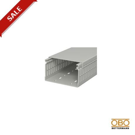 OBO BETTERMANN LK4 N 60100 LK4 N 60100 6178211 OBO BETTERMANN Slotted cable trunking system , 60x100x2000, Stone grey, 7030, Polyvinylc..