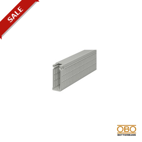 Obo-bettermann LK4 N 80025 OBO BETTERMANN Slotted cable trunking system , 80x25x2000, Stone grey, 7030, Polyvinylch..