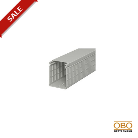 Obo-bettermann LK4 N 80060 OBO BETTERMANN Slotted cable trunking system , 80x60x2000, Stone grey, 7030, Polyvinylch..