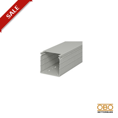 Obo-bettermann LK4 N 80080 OBO BETTERMANN Slotted cable trunking system , 80x80x2000, Stone grey, 7030, Polyvinylch..