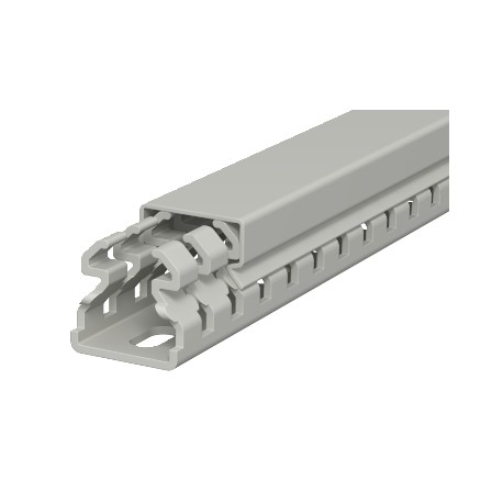 OBO BETTERMANN LKV 25025 LKV 25025 6178302 OBO BETTERMANN Slotted cable trunking system , 25x25x2000, Stone grey, 7030, Polyvinylchlo..