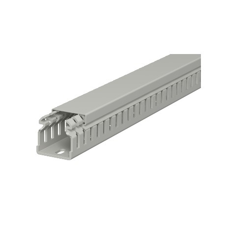 OBO BETTERMANN LKV 37037 LKV 37037 6178307 OBO BETTERMANN Slotted cable trunking system , 37x37x2000, Stone grey, 7030, Polyvinylchlo..