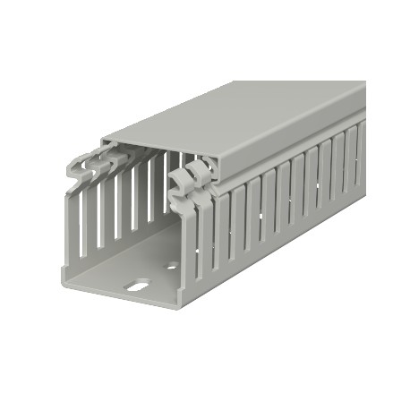 OBO BETTERMANN LKV 50050 LKV 50050 6178314 OBO BETTERMANN Slotted cable trunking system , 50x50x2000, Stone grey, 7030, Polyvinylchlo..