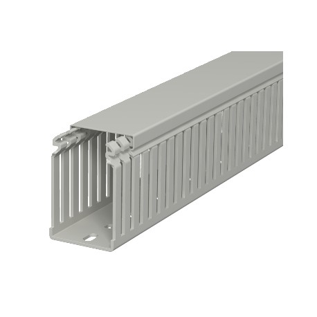 OBO BETTERMANN LKV 75050 WDK F80170RW 6178324 OBO BETTERMANN Slotted cable trunking system , 75x50x2000, Stone grey, 7030, Polyvinylc..