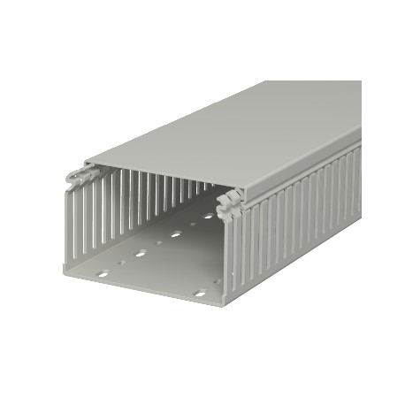 OBO BETTERMANN LKV 75125 LKV 75125 6178330 OBO BETTERMANN Slotted cable trunking system , 75x125x2000, Stone grey, 7030, Polyvinylchl..