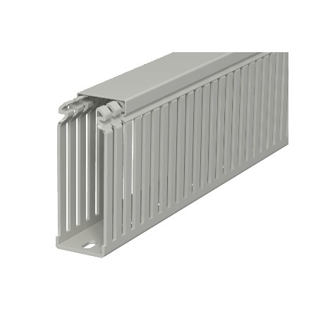 OBO BETTERMANN LKV 10037 LKV 10037 6178334 OBO BETTERMANN Slotted cable trunking system , 100x37x2000, Stone grey, 7030, Polyvinylchl..