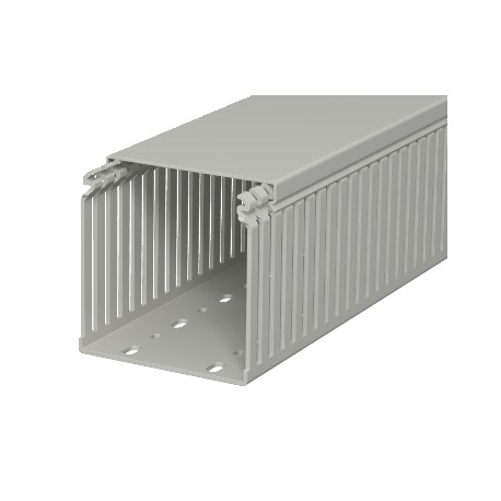 Obo-bettermann LKV 100100 OBO BETTERMANN Slotted cable trunking system , 100x100x2000, Stone grey, 7030, Polyvinylc..