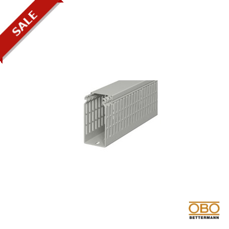 OBO BETTERMANN LKV N 10050 LKV N 10050 6178437 OBO BETTERMANN Slotted cable trunking system , 100x50x2000, Stone grey, 7030, Polyvinylc..